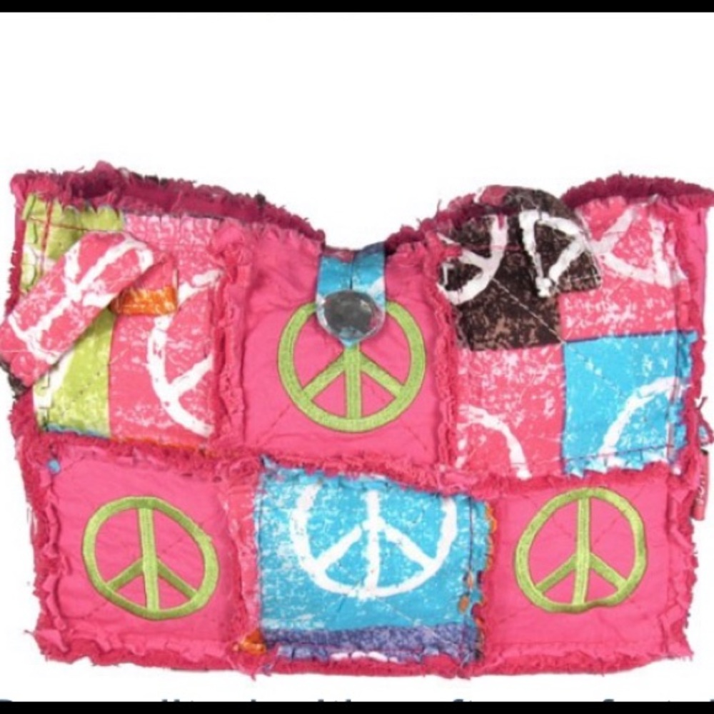 Vintage Me Boho Patchwork Handbag Bag “Pink”